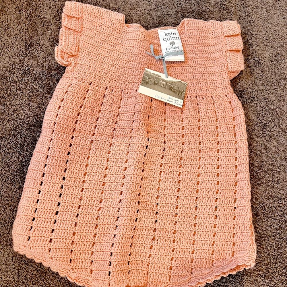 NWT Kate Quinn Romper Handmade in Kenya 18-24 Months